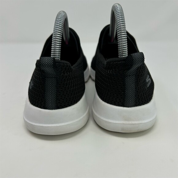 Skechers GOwalk Joy Women's Slip-On Walking Shoes Black White Lightweight Size 7 - Picture 8 of 13